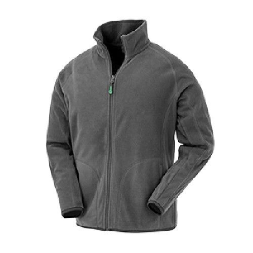 Result Genuine Recycled Mens Microfleece Jacket / Gray